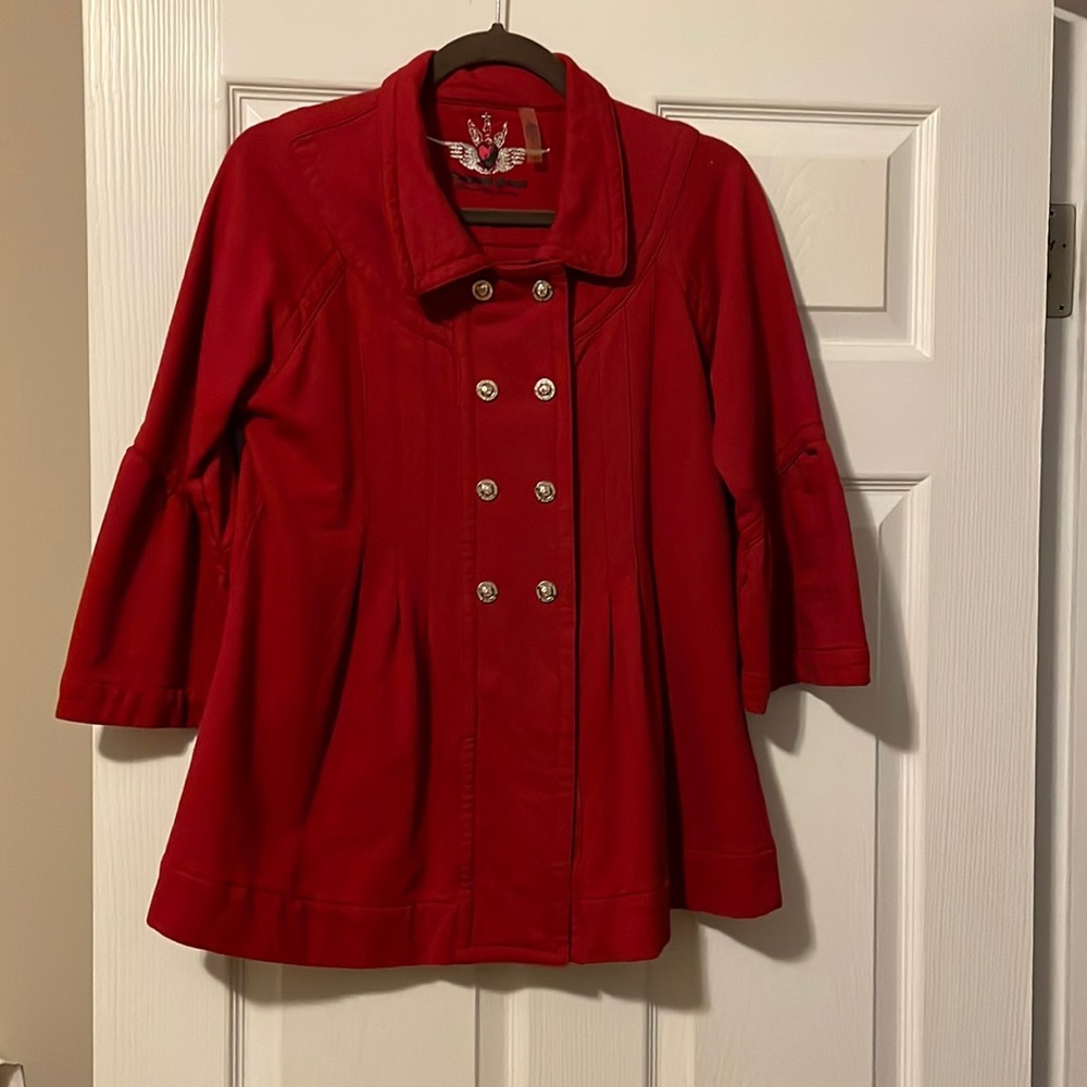 Twisted Heart Red Jacket - NWOT